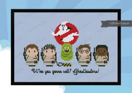 Each donation helps to support the cost of the website and encourages me to post more free charts. Ghostbusters Digital Cross Stitch Pattern