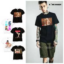 AV情趣潮流正品欧美前卫纹身大妞美女优街头风男女性感短袖T恤-Taobao Malaysia