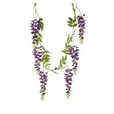 Artificial silk flowers australian native flower purple leucospermum flower fake. Artificial Wisteria Garland With Purple Silk Flowers