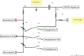 The microphone plug on my xo four solder the positive wire from the mic to the mic wire from the audio cable. How Can I Use The Rpi Gpio To Make A Headphone Sensing Audio Jack Raspberry Pi Stack Exchange