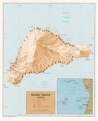 Isla de pascua, rapa nui: Easter Island Map