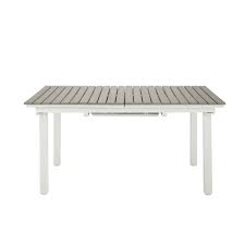 Table De Jardin Extensible 6 10 Personnes En Aluminium Et Composite L157 Maisons Du Monde Table De Jardin Ensemble Table De Jardin Table A Rallonge