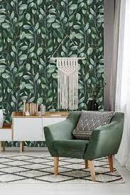 Green Eucalyptus Leaves Removable Wallpaper Peel And Stick Wallpaper Wall Mural Self Adhesive Wallp Self Adhesive Wallpaper Wall Wallpaper Removable Wallpaper