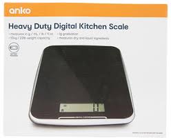 Check spelling or type a new query. Anko By Kmart Heavy Duty Digital Kitchen Scale Catch Com Au