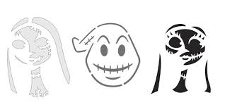 Normally i don't bother putting both dark and light images in one, but i make an exception it's been done before, but i figured i might as well since i've always wanted to try out a white pumpkin, and one of zombie pumpkin's jack stencils. Halloween Stencils 200 Printable Disney Stencils For Pumpkins