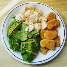Summer Nuggin Quorn Uk Vegan Nuggets From Asda With Potato Salad Made With Chef S Homemade Mayo Quorn Uk Quorn How To Make Salad