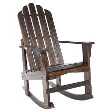 Parker Adirondack Rocking Chair In Burnt Brown Adirondack Rocking Chair Rocking Chair Outdoor Rocking Chairs