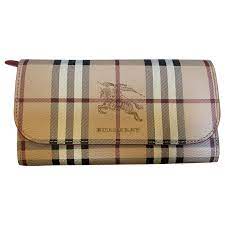 Burberry cannon bum bag logo print small dark camel. Burberry Haymarket Check And Leather Slim Continental Wallet Wallets Leather Pink Ref 225507 Joli Closet