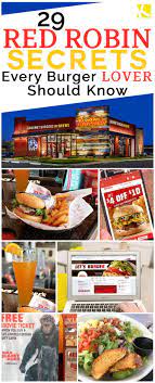 19 Red Robin Rewards And Savings Tricks For Free Or Cheap Burgers Food Discount Restaurant Recipes Gourmet Burgers