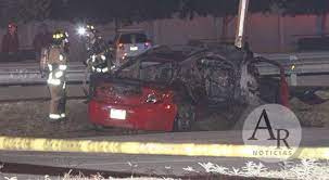 Chihuahua Fatal Accidente Automovilistico Se Impactan Contra Un Poste Y Explota El Auto