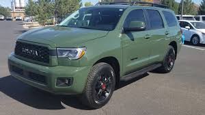 Save $5,989 on a 2020 toyota sequoia trd pro 4wd near you. 2020 Toyota Sequoia Trd Pro Army Green All New Youtube