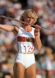 The return of garrett scantling; Sabine Everts In 2021 1984 Olympics Javelin Throw Olympics