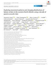 Pdf Exploring Movement Patterns And Changing Distributions Of Baleen Whales In The Western North Atlantic Using A Decade Of Passive Acoustic Data
