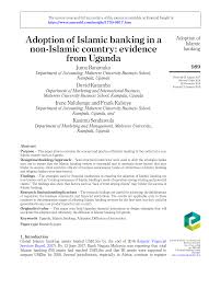 Bank lending rate in malaysia is expected to be 3.44 percent by. Https Www Emerald Com Insight Content Doi 10 1108 Jiabr 08 2017 0119 Full Pdf Title Adoption Of Islamic Banking In A Non Islamic Country Evidence From Uganda