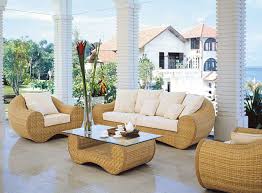 Natural And Traditional Indoor Wicker Furniture For Interior Decor Idea Cream Ratta Luxury Outdoor Furniture Outdoor Patio Furniture Clearance Patio Furniture