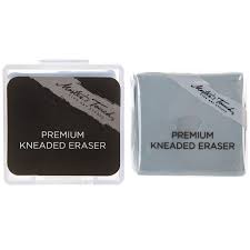 To clean your kneaded eraser, stretch it and reform it until the graphite disappears and it becomes a light gray color. Kneaded Erasers Hobby Lobby 1709625