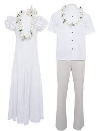 Keokeo Aloha White Poly Cotton Men S Open Collar Hawaiian Shirt Long Sleeve Dress Hawaiian Outfit Wedding Shirts