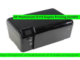 Hp Photosmart D110 Duplex Printing Guide Printing Double Sided Duplex Hp Printer
