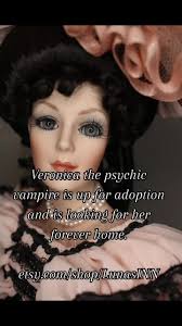 Psychic Vampire is looking for her forever home #protector #paychic  #vampire #haunteddoll #haunted #hwuntedtiktok