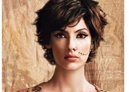 Short hairstyle for indian women short hair cuts with wavy hair. No Fuss Ways To Figuring Out Short Hair Styles For Your Indian Wedding Bridal Look Wedding Blog