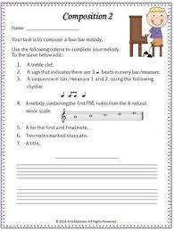 Music Composition Five Music Composition Worksheets Set 2 Music Lessons For Kids Teaching Music Theory Music Composition