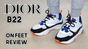 New condition worn 1 time size 13.the flash from the camera make the shoes look worn but they are in. New Season Dior B22 Sneaker Review Youtube
