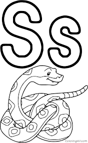 Be it a gift for a little one's daddy, mom, sister, teacher or grandpa. Letter S Coloring Pages Coloringall