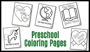 A few of these work for both. Preschool Coloring Pages Easy Pdf Printables Ministry To Children