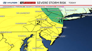 Another round of strong storms expected to hit Philadelphia region Wednesday. Here's the weather forecast.