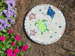 This is a great way to add an artistic element to your floor or garden. How To Turn Kids Artwork Into Stepping Stones Diy