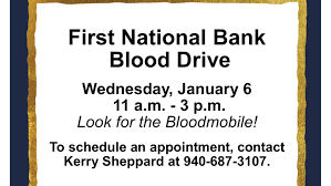 First national bank, headquartered in pittsburgh, is a financial services company that serves seven different states, as well as the district of columbia. First Bank Blood Drive Is Wednesday