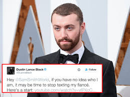 Dustin lance black on imdb: Dustin Lance Black Calls Out Sam Smith Over Gay Oscar Comment