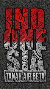 Indonesia Ku Creative Graphic Design Wallpaper Sticker Art