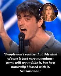 A singer named Sam had the audience in a trance during his America's Got  Talent audition leaving Heidi Klum saying, “I mean, if Rod Stewart and John  Mayer had a baby.” Right