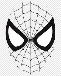 Spider man face by robertojales on deviantart. Marvel Spider Man Mask Illustration Spider Man Drawing Face Coloring Book Spider Man Mask S Monochrome Symmetry Png Pngegg