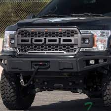 Grille fit for f150 2018 2019 2020 front grill raptor style matte black with 3 led amber lights + letters. New F150 Ford Raptor Style Grill 2018 2019 W Led Fdgrl02 Uncle Wiener S Wholesale