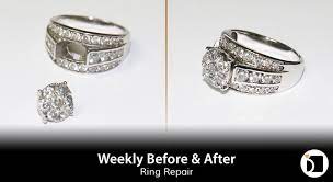 Weekly Before After 97 Diamond Ring Repair My Jewelry Repair Ring Repair Jewelry Repair My Jewellery