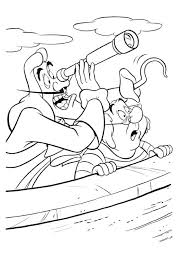 Capitaine Crochet Observe A La Longue Vue Gif 552 766 Peter Pan Coloring Pages Mermaid Coloring Pages Coloring Pages