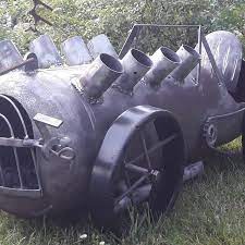 v8 feuertonne aus alter gasflasche feuertonnen tonne flaschen
