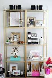A Lifestyle Blog Black White Gold Home Office Reveal Home Office Decor Office Space Decor Work Office Decor