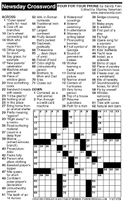 Check spelling or type a new query. Newsday Crossword Puzzle Solutions For Today