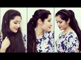 Long hair has always been captivating. Easy And Simple Hairstyles In Oily Hair Oiled Hair Hairstyle Hair Nala Blog