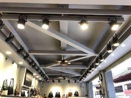 Product Solution Led Track Light Clothing Shop Windows Showrooms Exhibition Spotlight Cob Led Lighting Showroom Shop Window Design Track Lighting