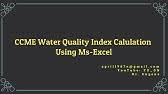 It may be defined as a rating reflecting the composite influence of different water quality parameters on the overall quality of water. Calculation Of Water Quality Index Youtube