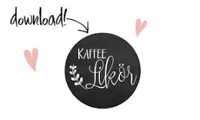 Der käuferschutz ist deine absicherung, wenn eine ware nicht ankommt, beschädigt ist oder nicht der beschreibung entspricht. Kostenlose Etiketten Fur Selbstgemachten Kaffee Likor Zum Ausdrucken Selbstgemacht Blog Likor