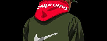 The skaters, the notoriously blasé employees, combined with a location that wasn't nearly as policed as it is today, made supreme a hub for the kind of youth that made up a fringe culture then, and the. Supreme Bape Wallpapers Cool Supreme Logo 1280x500 Wallpaper Teahub Io