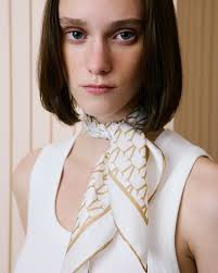 A silk scarf brand, by the add.