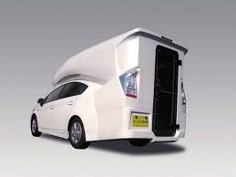 22 volunteer conversions to date: This Funky Camper Conversion Turns Your Toyota Prius Into A Home On Wheels Prius Camper Toyota Prius Prius Camping