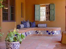 Installing Mexican Tiles On A Veranda Mexican Home Decor Mexican Decor Spanish Style Homes