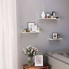 Songmics Wall Shelves Floating Shelf Set Of 3 Decorative Shelves For Living Room Kitchen Hallway Different Length 15 Farmhouse Goals